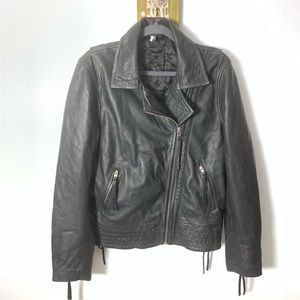 TopShop Genuine Leather Moto Jacket